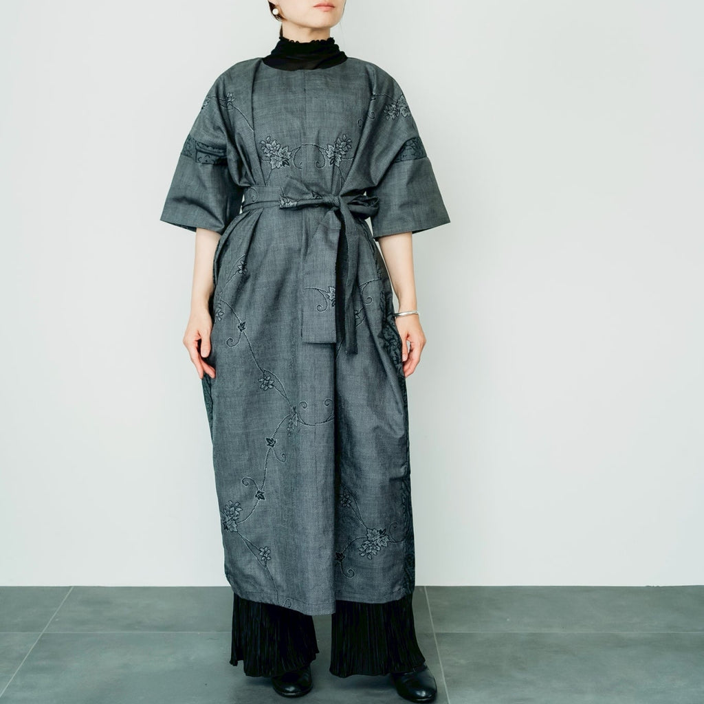 Dress Made with Oshima Tsumugi K199