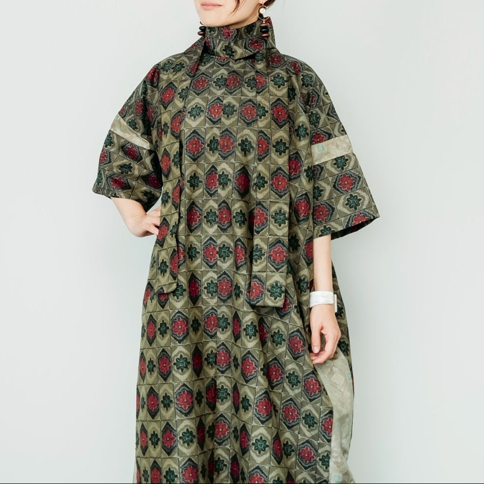 Dress Made with Oshima Tsumugi K199