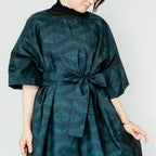 Dress made with Oshima Tsumugi silk K313