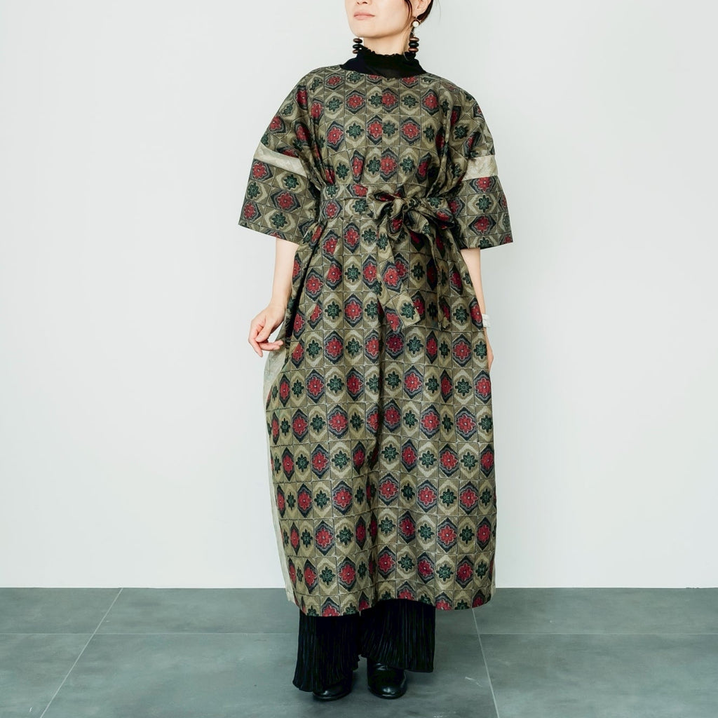 Dress Made with Oshima Tsumugi K199