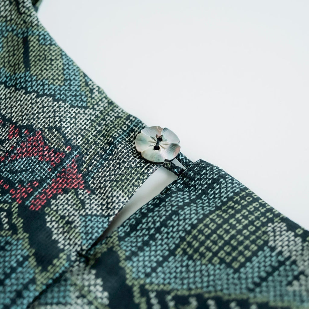 Dress Made with Oshima Tsumugi K199
