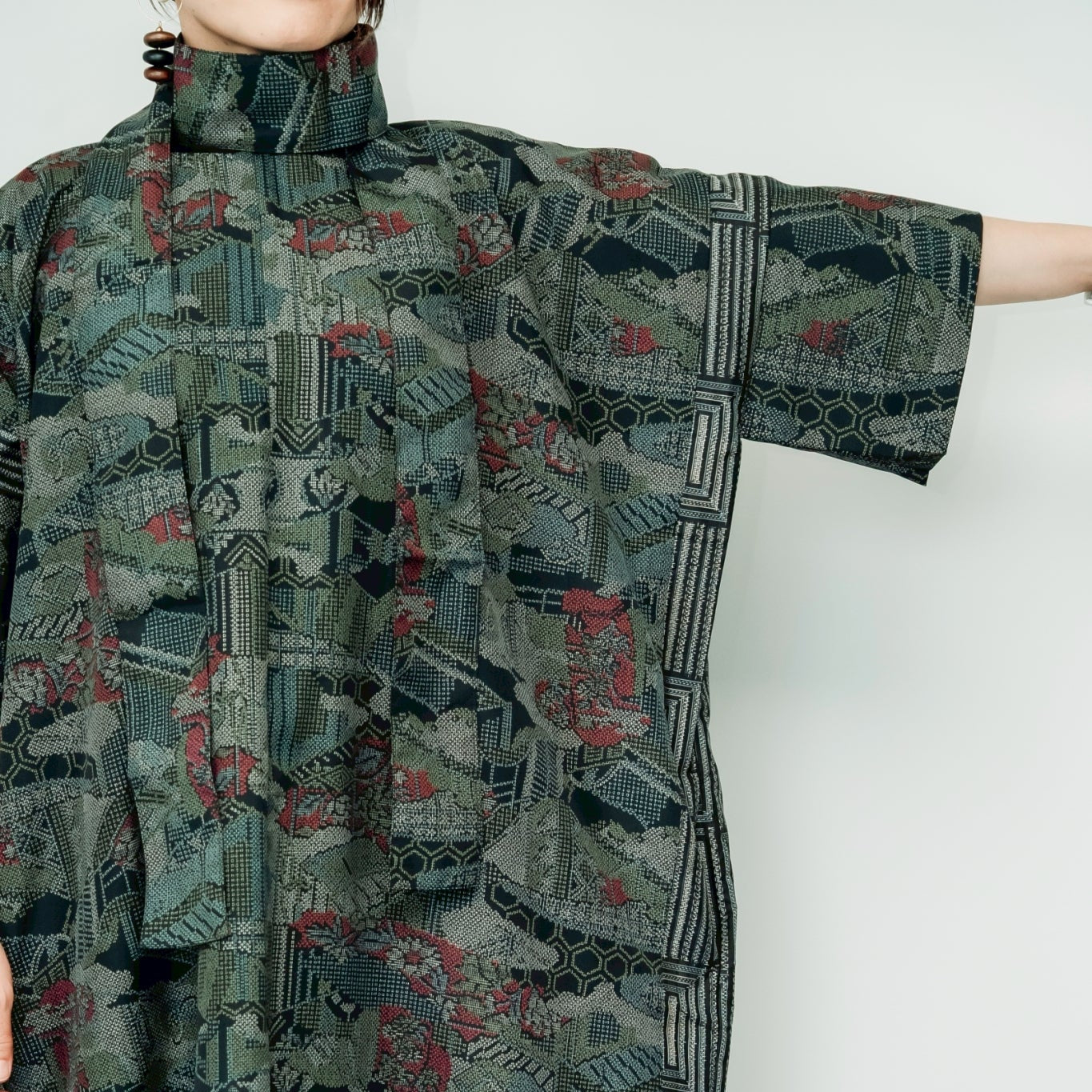 Dress Made with Oshima Tsumugi K199