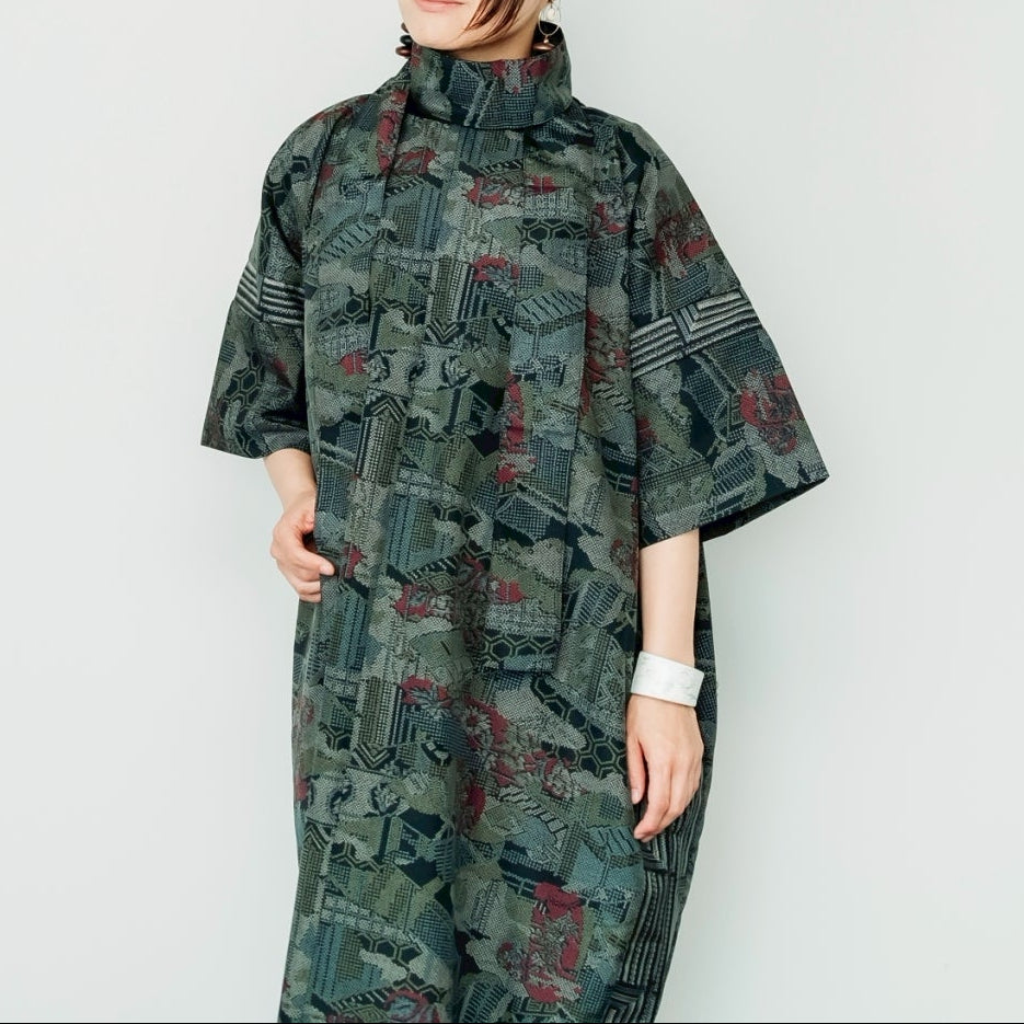 Dress Made with Oshima Tsumugi K199