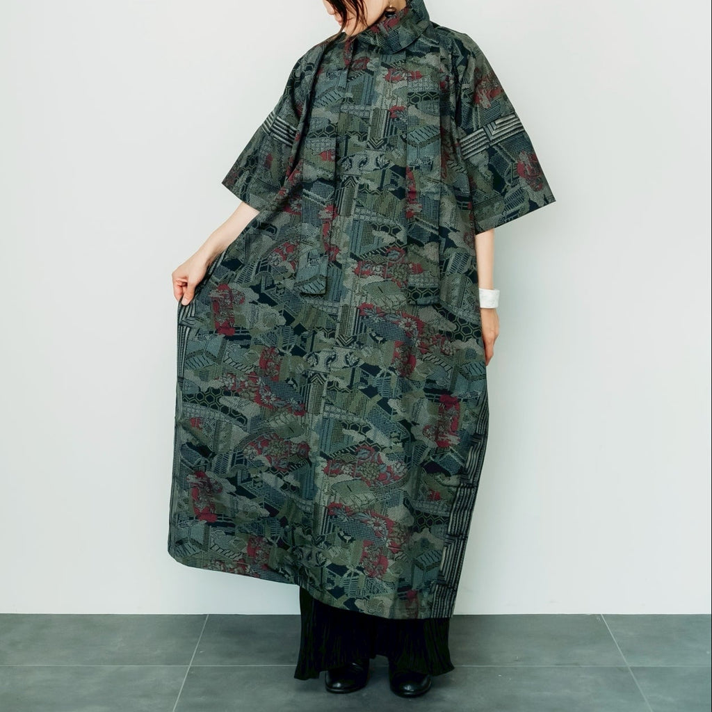 Dress Made with Oshima Tsumugi K199