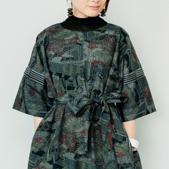 Dress Made with Oshima Tsumugi K199