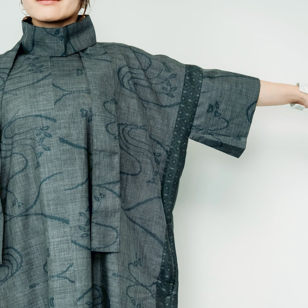 Dress Made with Oshima Tsumugi K199