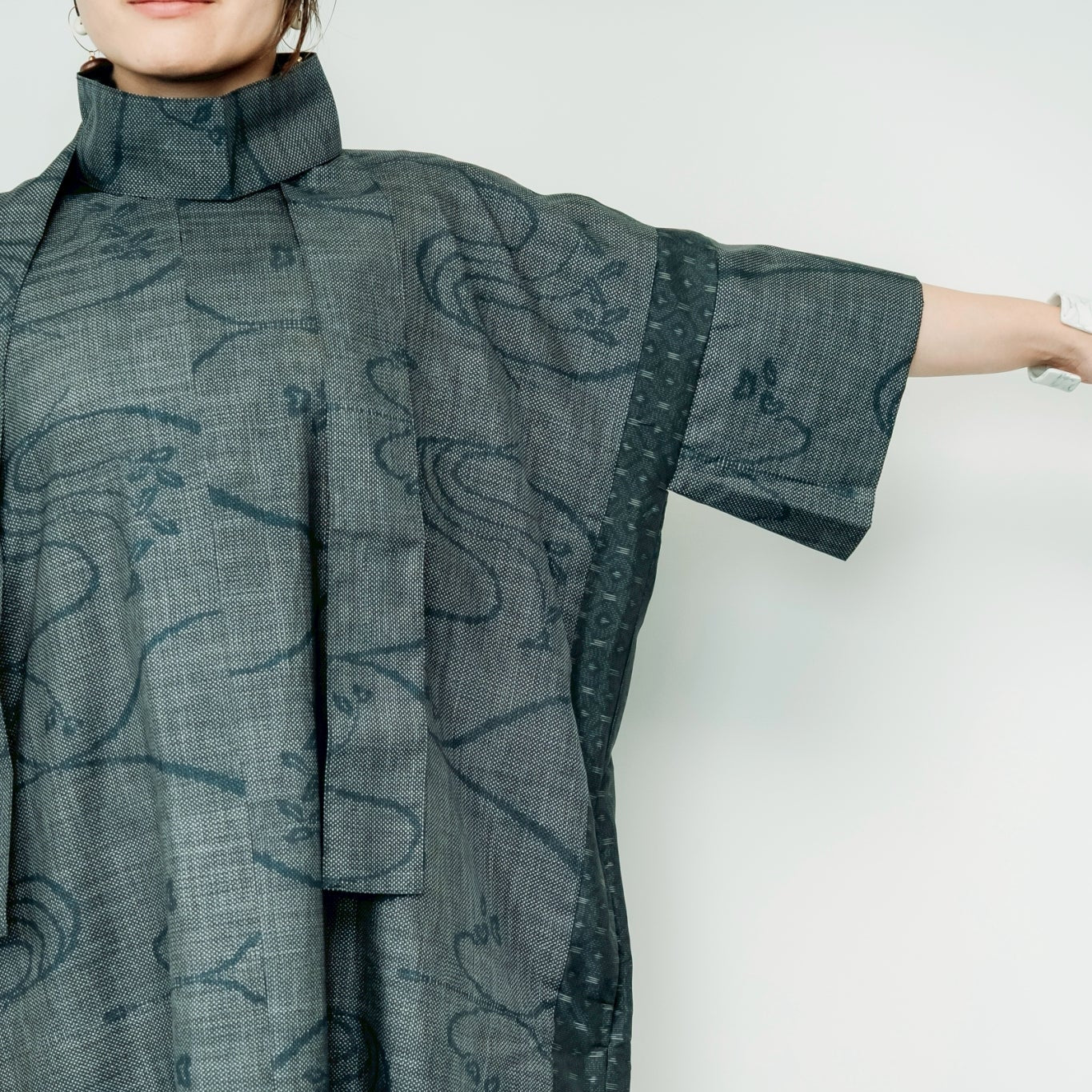 Dress Made with Oshima Tsumugi K199