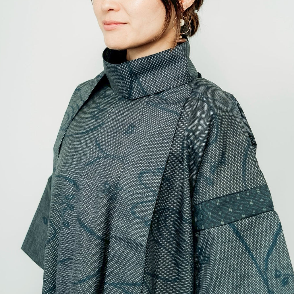 Dress Made with Oshima Tsumugi K199