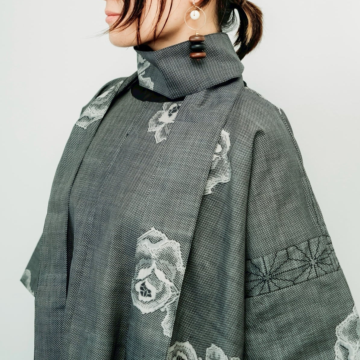 Dress Made with Oshima Tsumugi K199