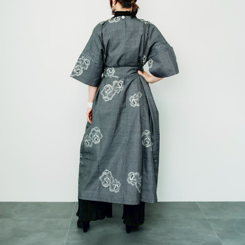 Dress Made with Oshima Tsumugi K199
