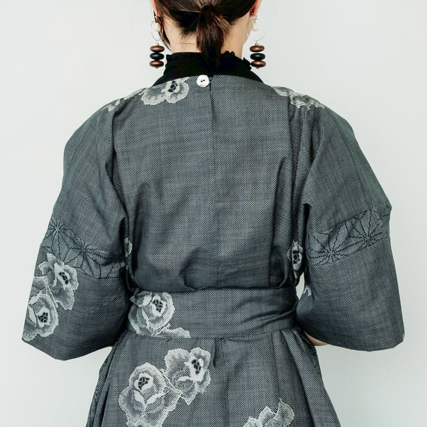 Dress Made with Oshima Tsumugi K199