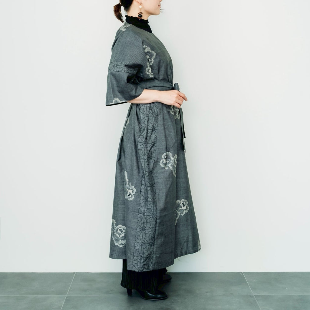 Dress Made with Oshima Tsumugi K199