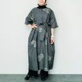 Dress Made with Oshima Tsumugi K199