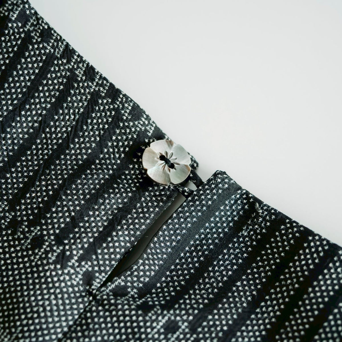 Dress made with Oshima Tsumugi silk K311